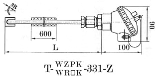 裂解特殊鎧裝電偶 T-WR□K-331-Z